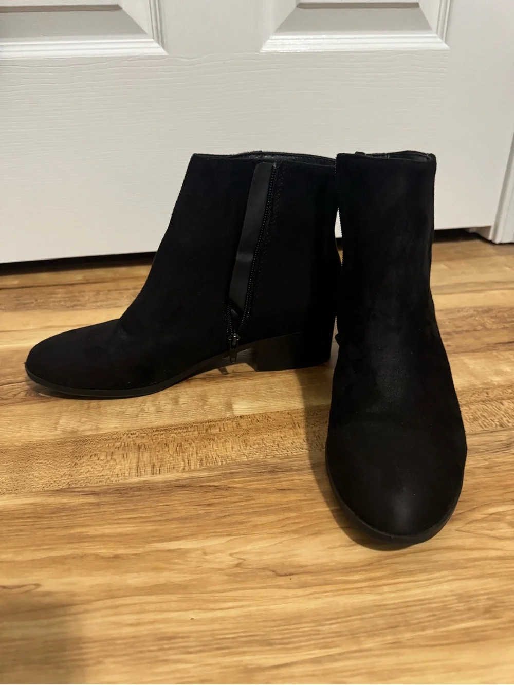 Women’s Black Suede Ankle Boots